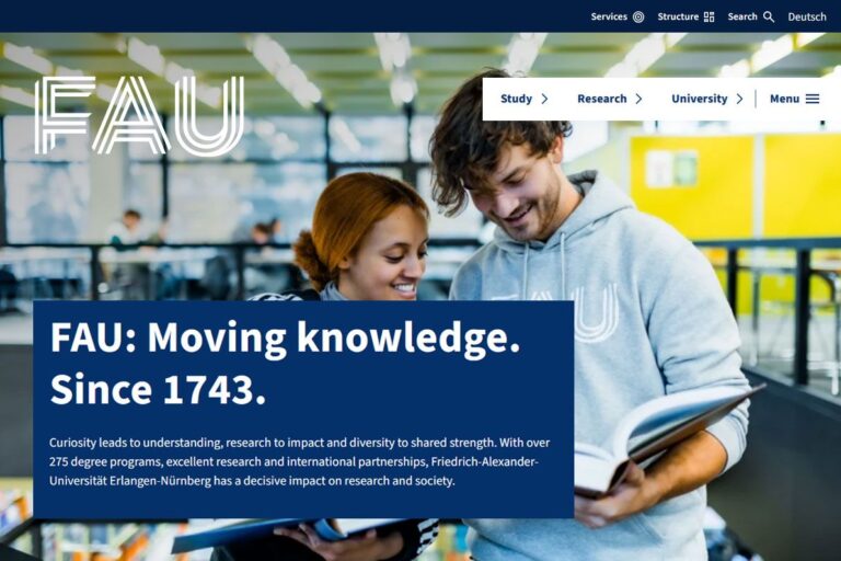 Moving knowledge: Experience FAU’s new digital appearance