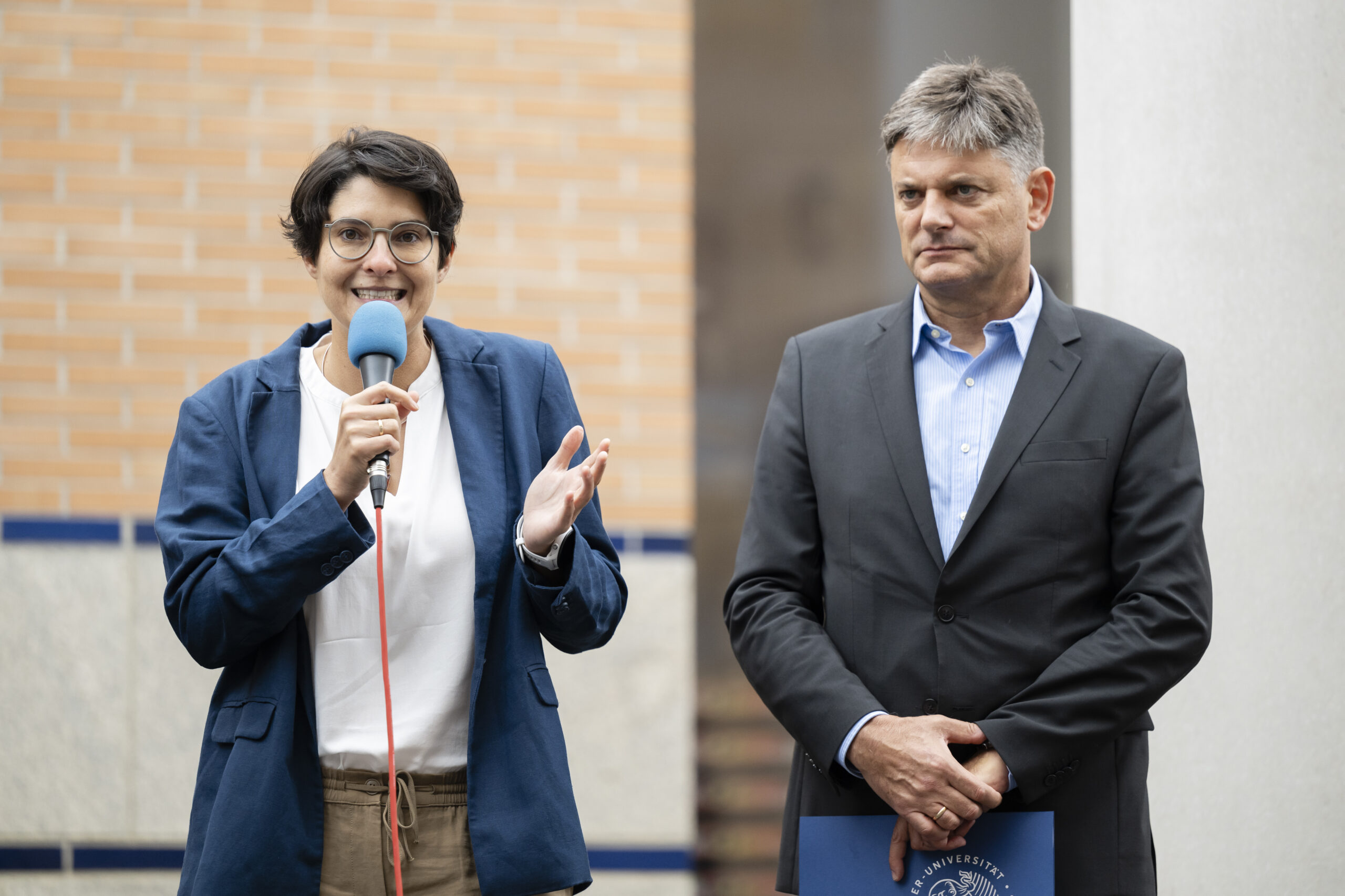 Prof. Dr. Anuscheh Farahat, co-spokesperson of the new Human Rights Research Center at FAU spoke about human rights in times of transformation at the Street of Human rights in Nuremberg